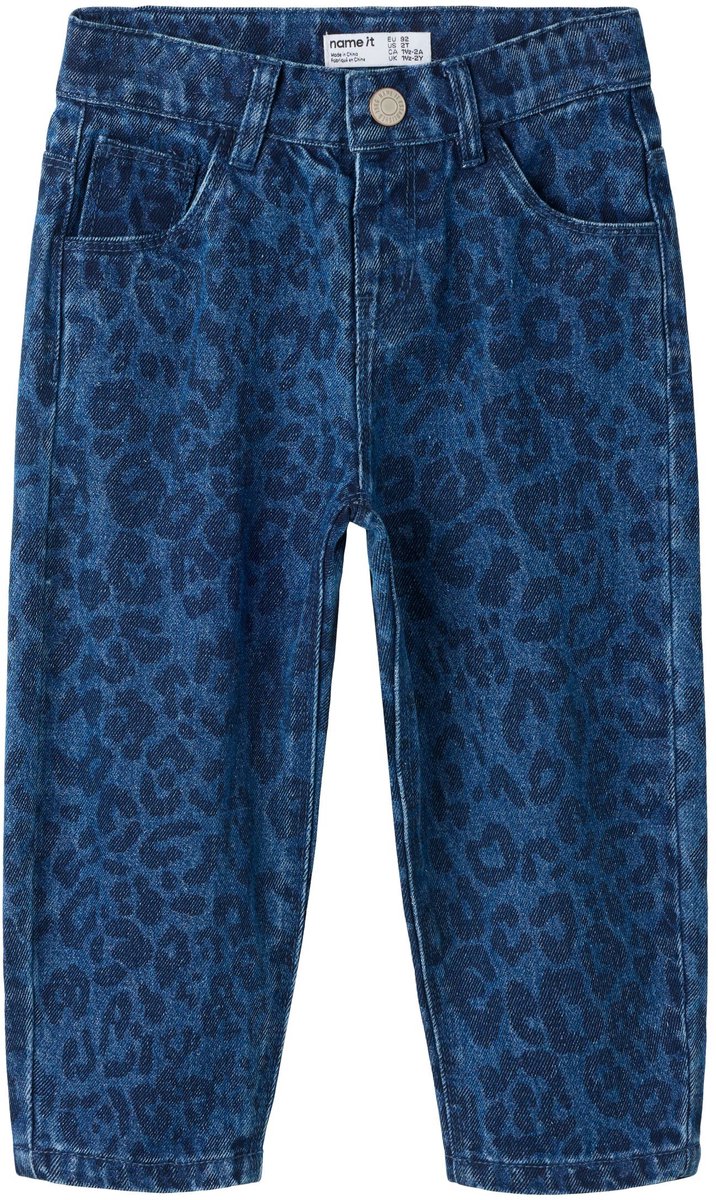 NAME IT - NMFBELLA LEO MOM JEANS 3344-ZA Meisjes Jeans