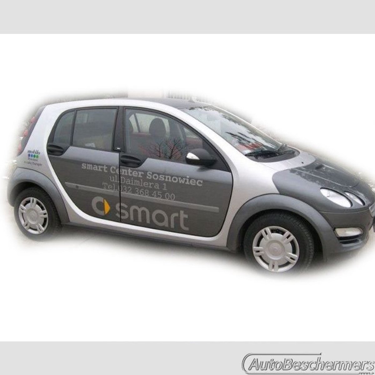 Stootlijsten set zwart voor Smart ForFour 2004-2006. De stootstrips zijn zelfklevend. Set a 4 stuks (#0004)
