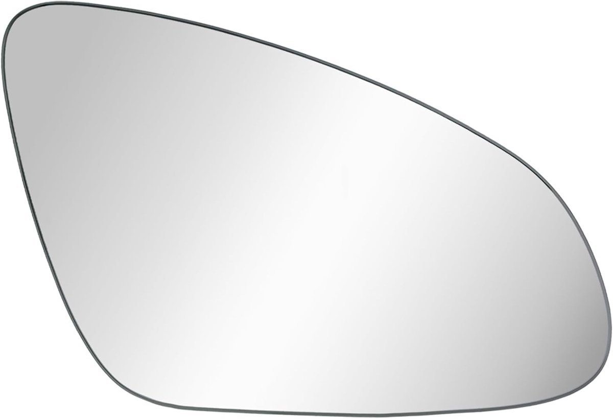 Vervangende Verwarmde Asferische Buitenspiegelglas voor Opel Astra J 2009-2015 met Draagplaat - Achteruitkijkspiegel Glas, Compatibel met OEM 1428452