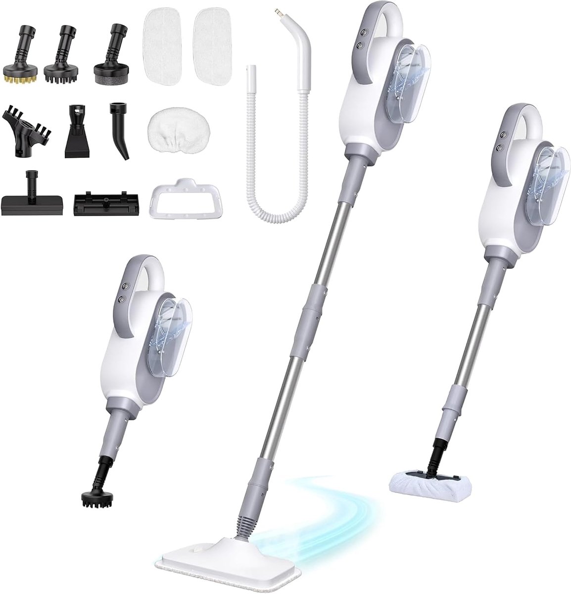SnelShoppen - Livatro Stoomreiniger 13 in 1 met Afneembare Handstoomreiniger, Multifunctioneel, Ideaal voor Huis, Keuken, Badkamer en Vloeren
