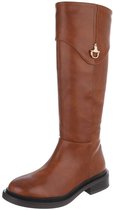 Kniehoge laars - decoratief detail - dames Mt:40