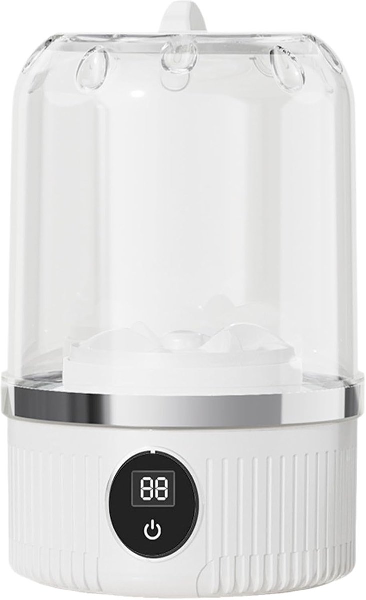 Draagbare Wasunit Kleine Wasmachine Persoonlijk Wassen Automatisch Compact 1 Liter Capaciteit Wit