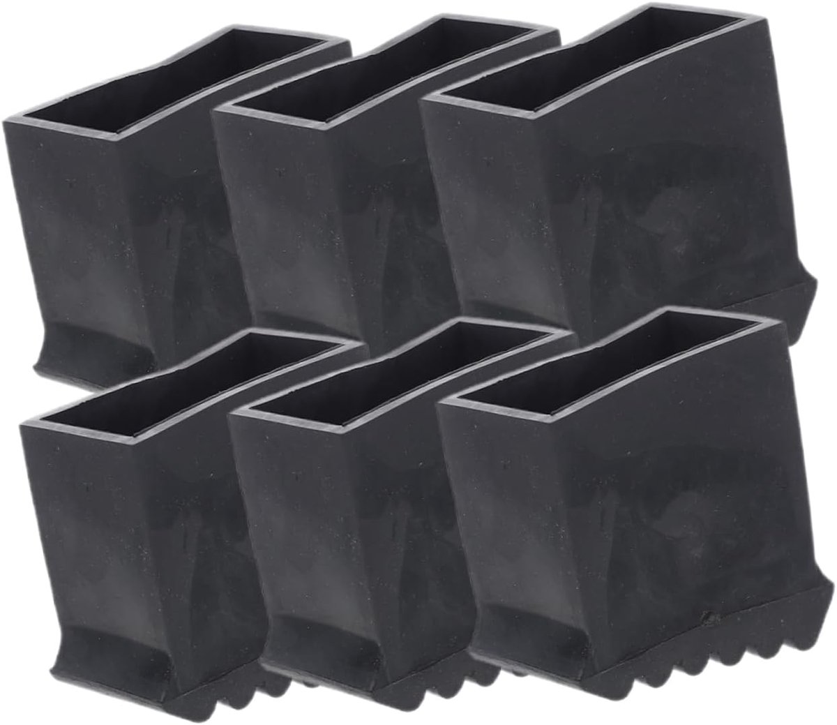 Ladder Veiligheidspoten - Ladder Stabilisator - Vloer Beschermen - Antislip Behandeling - 6 Stuks - Zwart