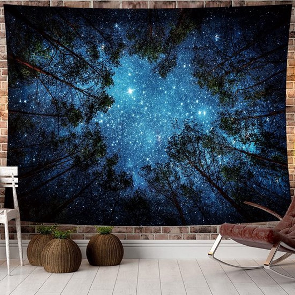 Zeynomax - Wandtapijt - Psychedelisch - 230x180cm - Muurdecoratie