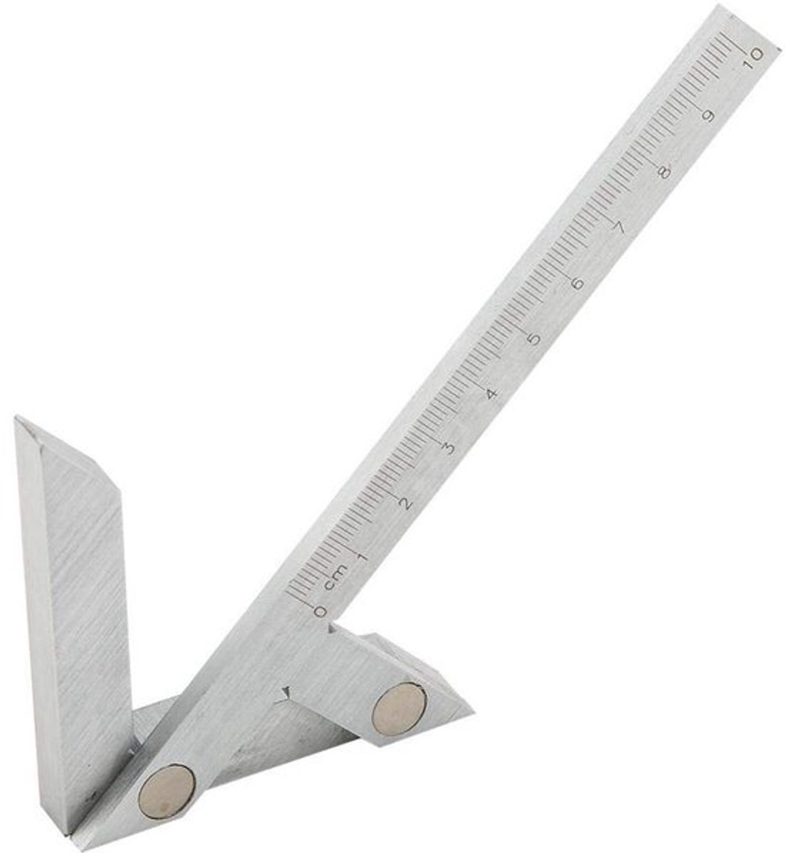 Dailygoods- Centrum Zoeker 100x70mm - Koolstofstaal - Verchroomd - Hoge