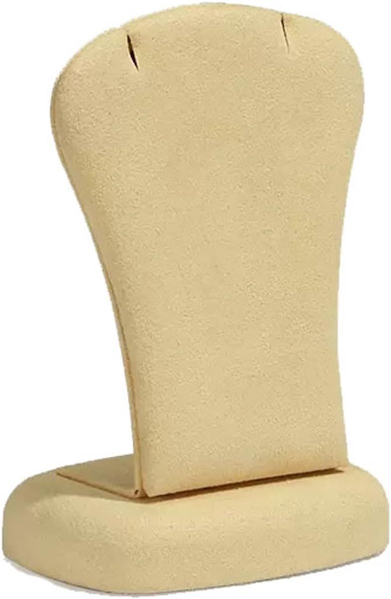 Sieraden standaard - Vitrine houder - Sieraden presenteren - Krasvrije microvezel - 1 stuk - Zwart