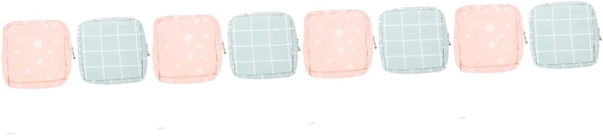 Sanitaire Napkin Bags - Menstruatie Pouch - Privacy Beschermen - Zipper Design - 14 x 14 cm - Multi-color