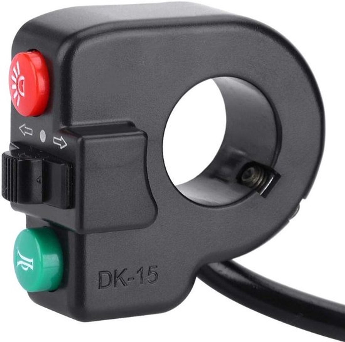 Dailygoods - 3-in-1 Handlebar Switch voor Elektrische Fiets - Hoorn, Verlichting en