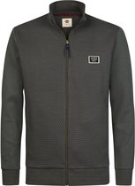 Petrol Industries - Heren Sweater met hoge kraag en ritssluiting ironcrest - Groen - Maat M