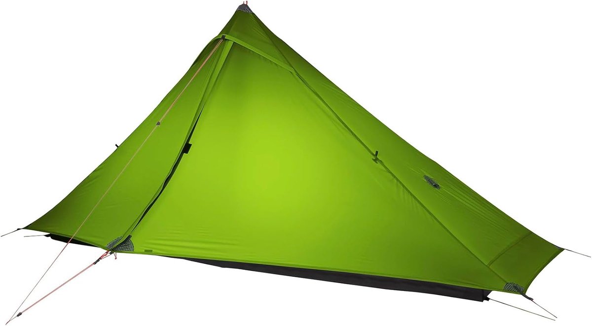 Outdoor Tent - Kampeertent Lichtgewicht - Kamperen Trekking - Dubbelzijdig Siliconen - 230x125 cm - Groen