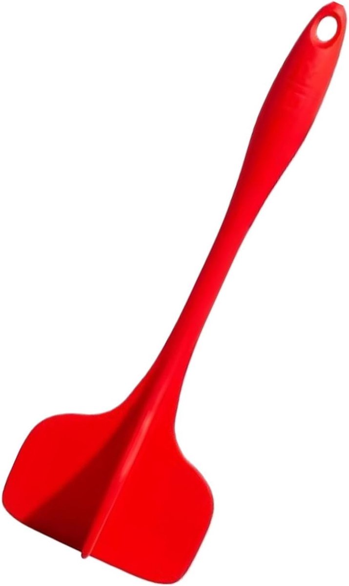 Vleesvermaler Keukenhulp - Rundergehakt Hakker - Snel Maaltijden Bereiden - Schraapt Mengt Hak - 28 cm - Rood