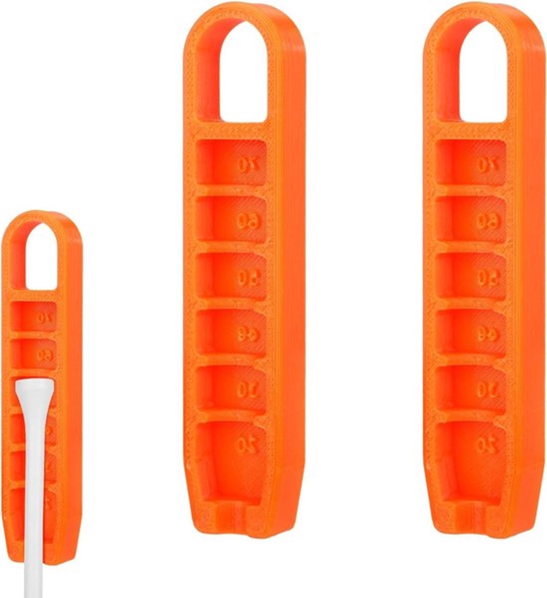 Allecto Plus - 2 Stuks - Verstelbare Golf Tee Hoogte Tool - Eenvoudig