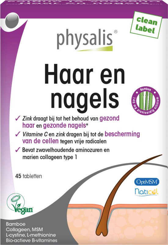 Physalis® Haar en Nagels 45 Tabletten