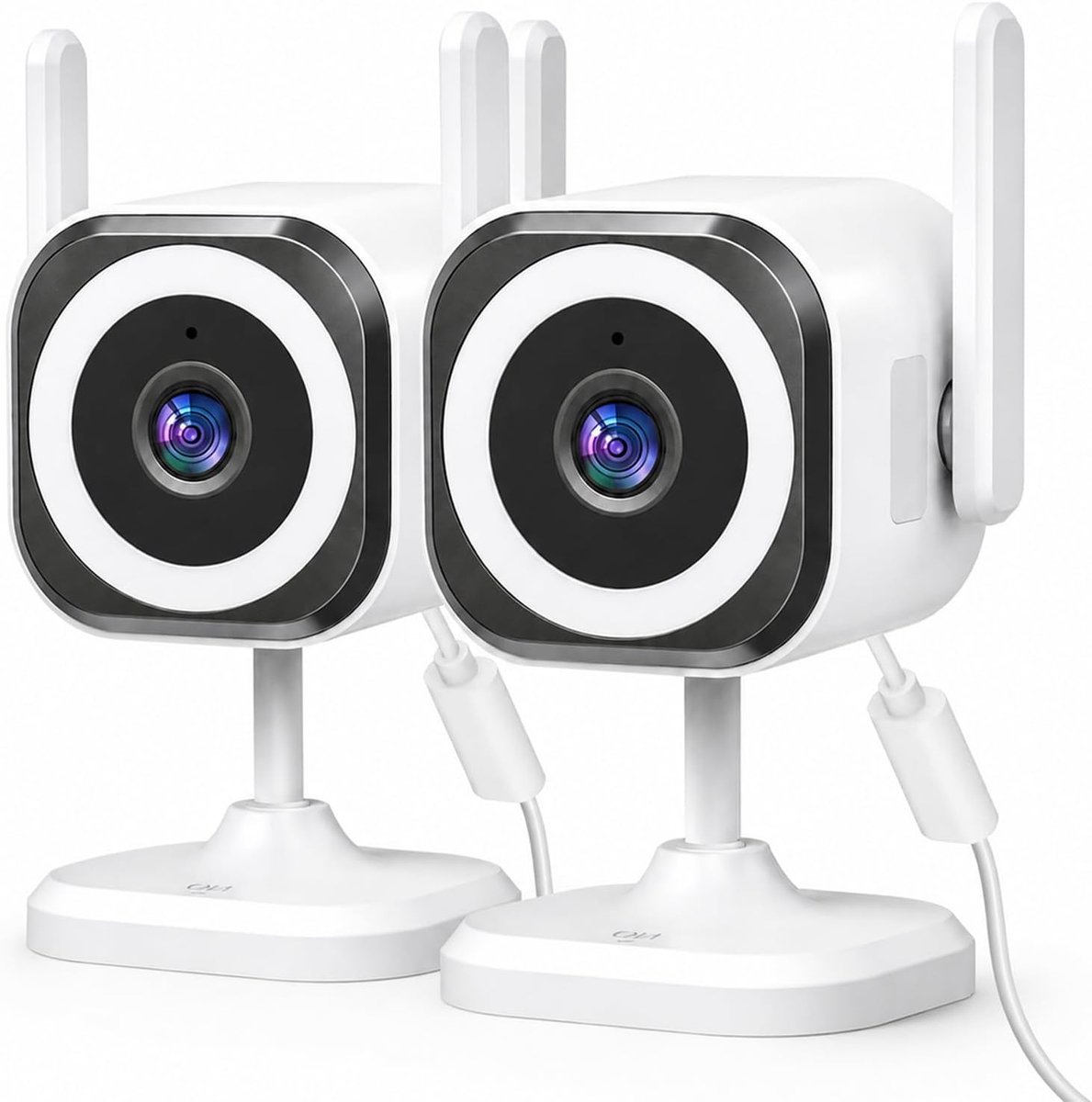 Beveiligingscamera Binnen Buiten - WIFI Camera Babyfoon - Huisbewaking Huisdier Monitoring - 5G Stabiele Verbinding