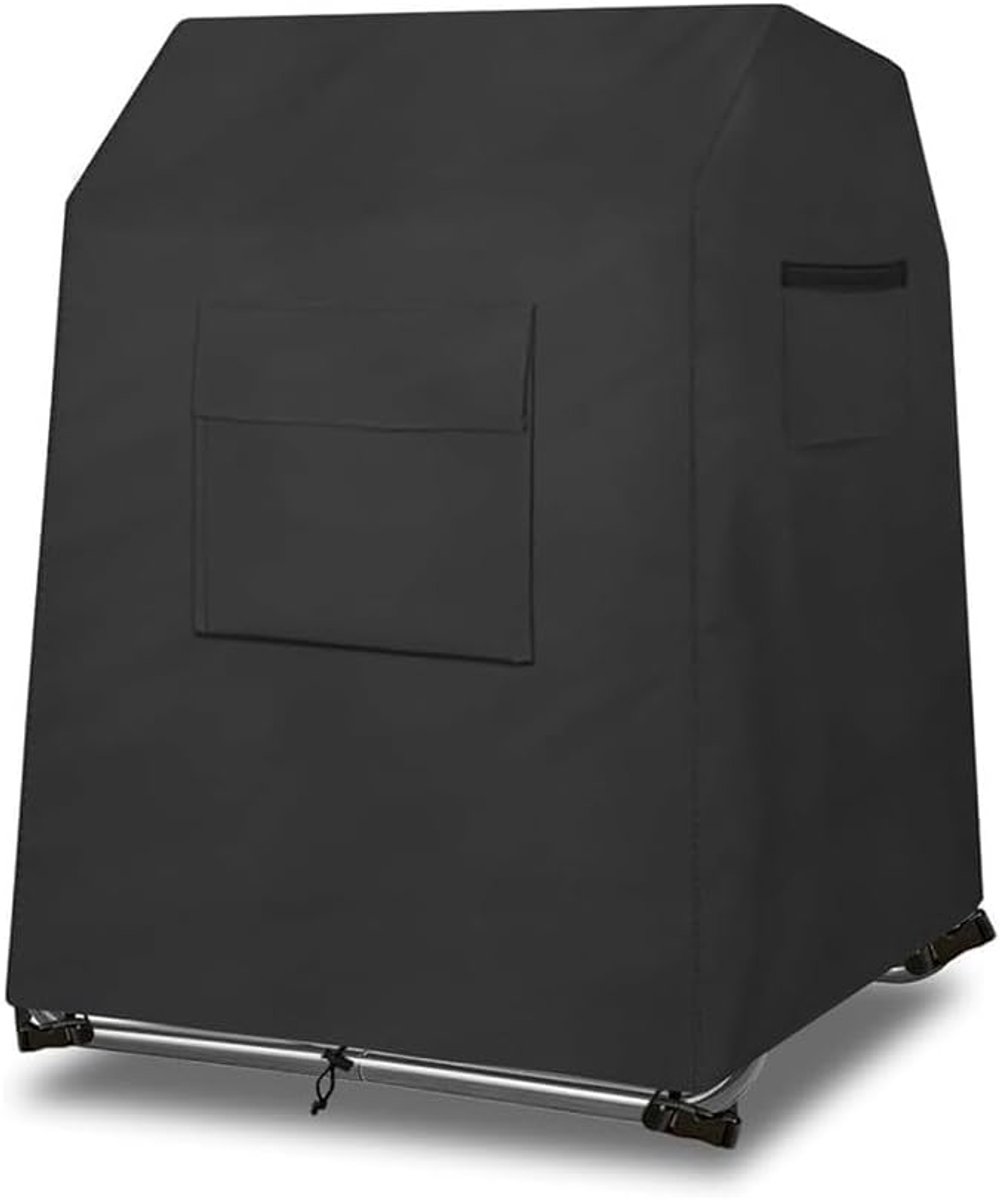 Compostbakhoes - Beschermhoes Tuin - Compost Beschermen - Weerbestendig Materiaal - 71 x 60 x 70 cm - Zwart