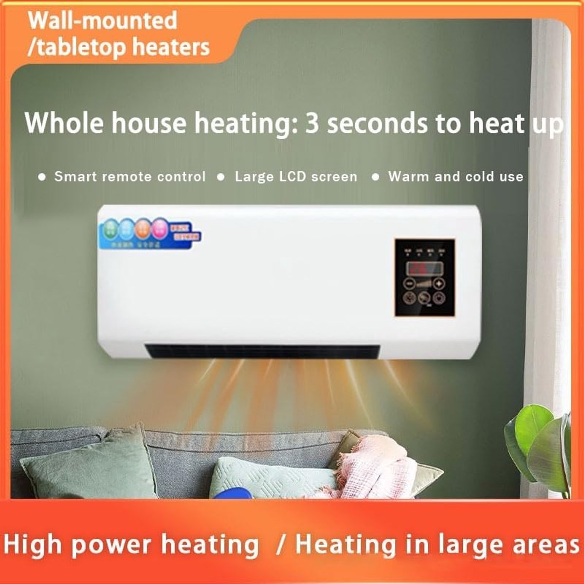 Draagbare Airco - Mobiele Unit - Ruimte Koelen - Stille Werking - 2000W - Wit thumbnail 5