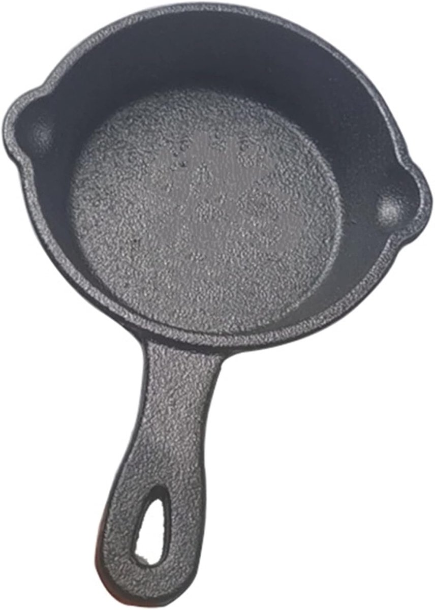Kleine Koekenpan Grillpan Thuis Grillen Non-stick Coating Niet Gespecificeerd Zwart