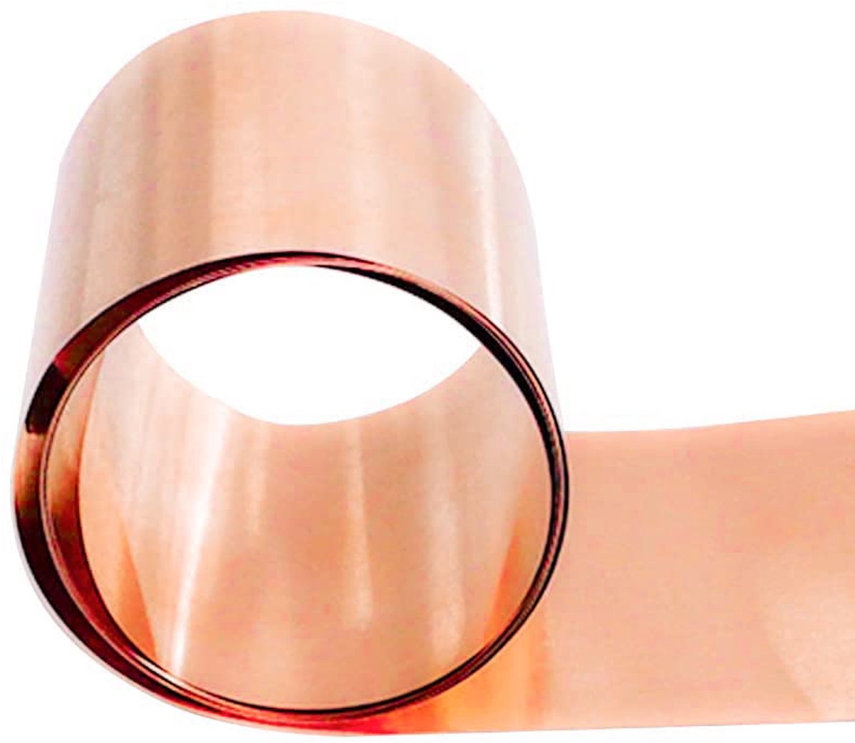 Koperen Plaat - Metalen Strip - Ambachtelijke Projecten - 99.9% Zuiver Metaal - 0.5mm x 100mm x 1M - Brons