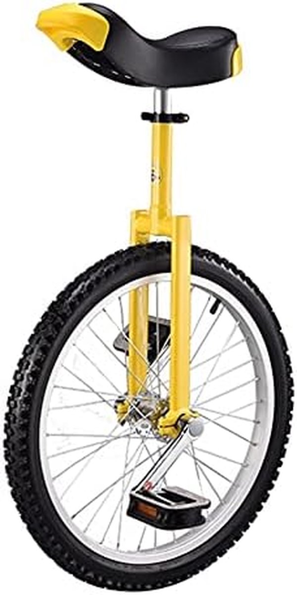 Eenwieler - Balanceerfiets - Balans Trainen - 20 Inch Wiel - 150 kg - Geel