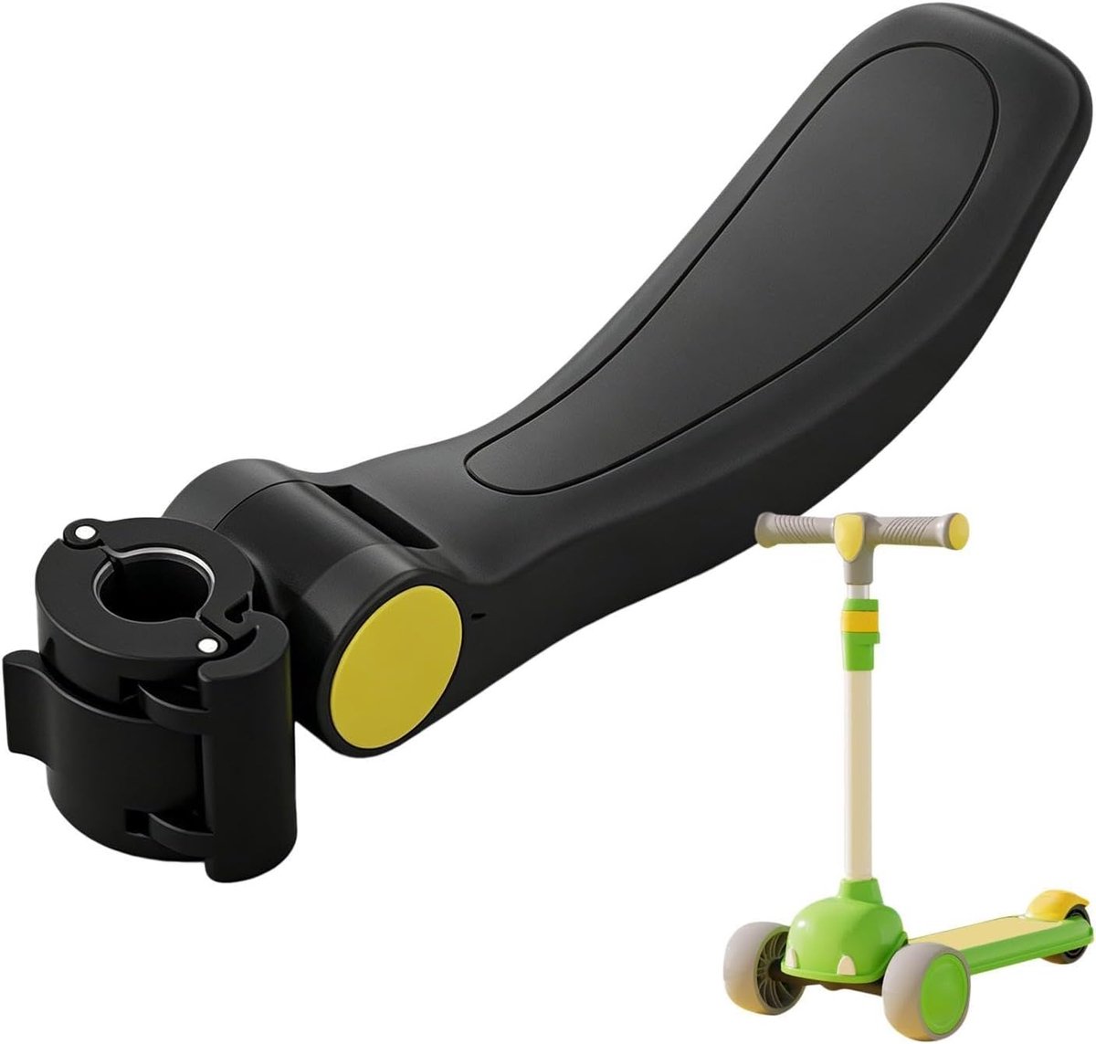 Scooter Zitje Kinderen - Scooterstoel Kinderzitje - Comfortabel Rijden - Verstelbare Hoogte - 40x10cm - Zwart