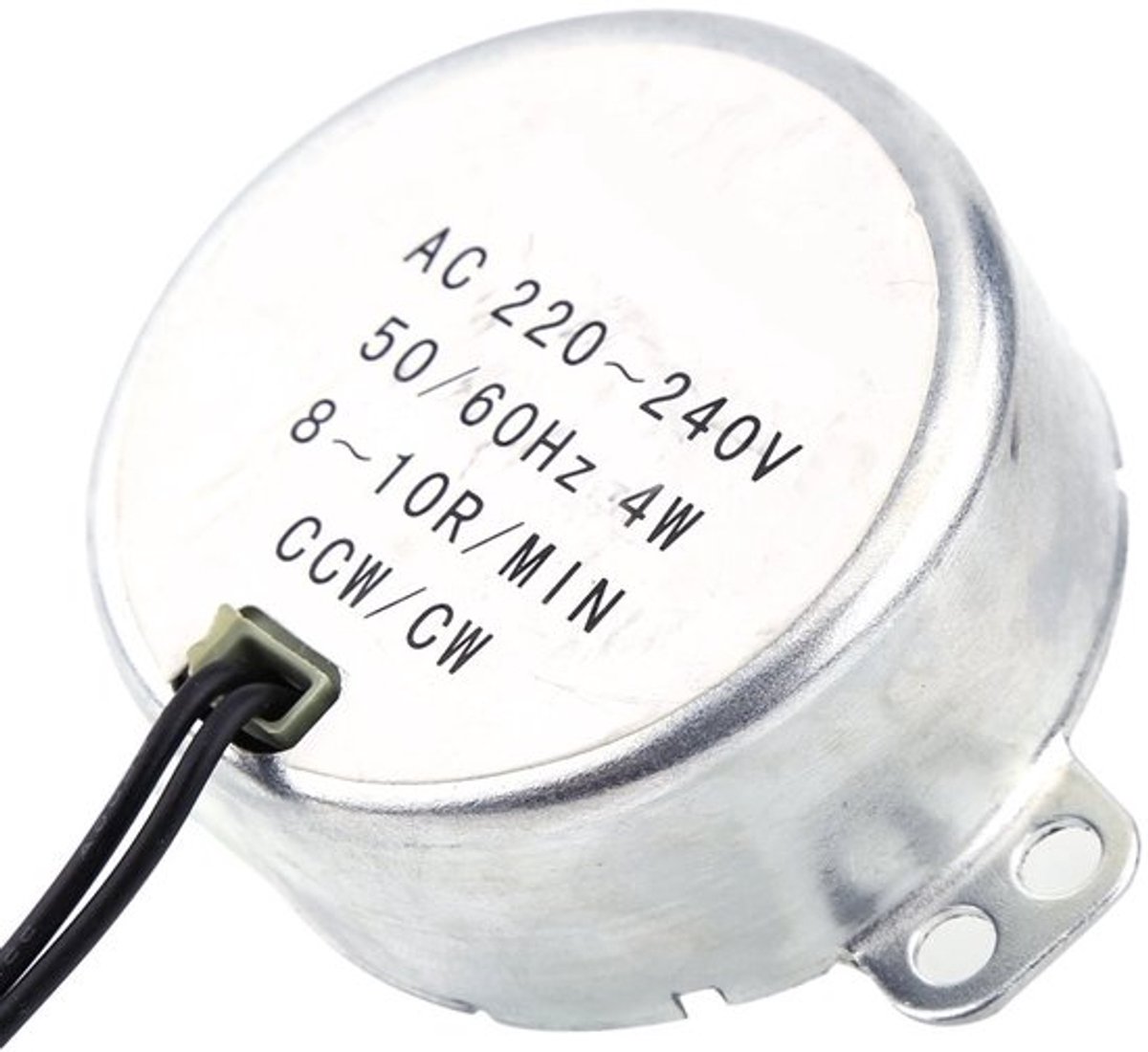 Allecto Synchronous Motor - 220-240v AC Motorreductor - Lichtgewicht - 0.81 RPM