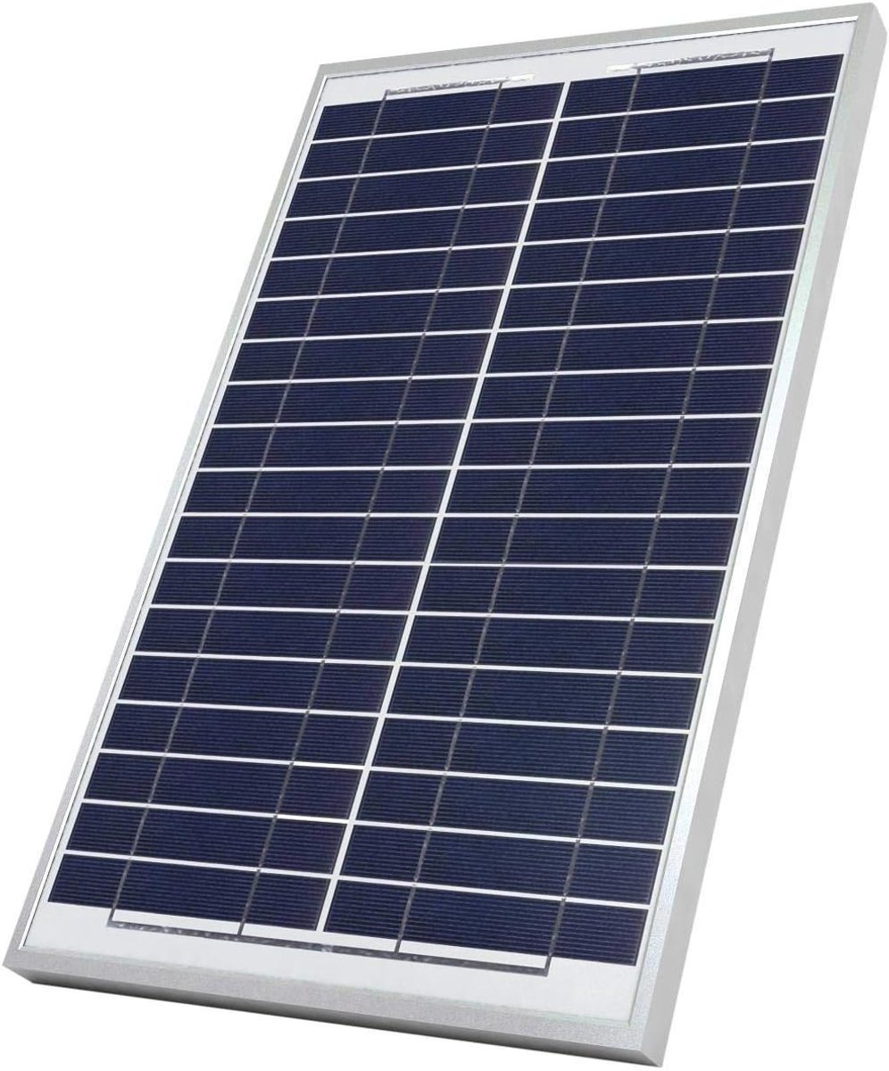 Zonnepaneel Monokristallijn - Zonnecel Energie - Energie Opwekken - 20 Watt Vermogen - 55 x 36 cm - Divers