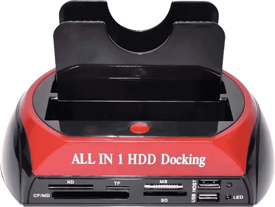 Retoo Harde Schijf Docking Station USB 3.0 – Voor SATA/IDE 2.5/3.5 Inch, Met Offline Klonen, Kaartlezer En LED-display 5 miniatura