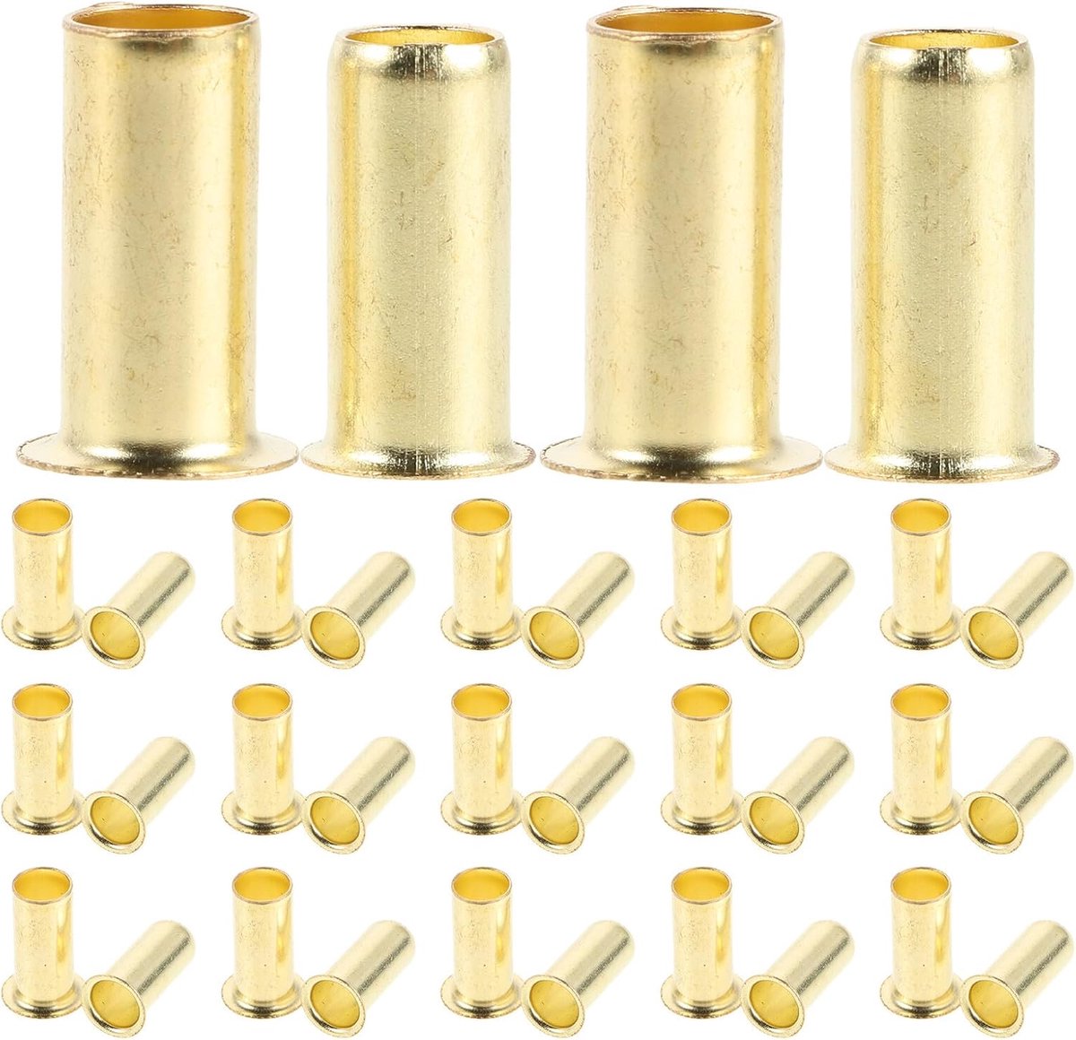 Mandenvlechtset - Vlechtgereedschap - Manden Maken - Precisie Dennennaald - 40 Delige Set - Goud