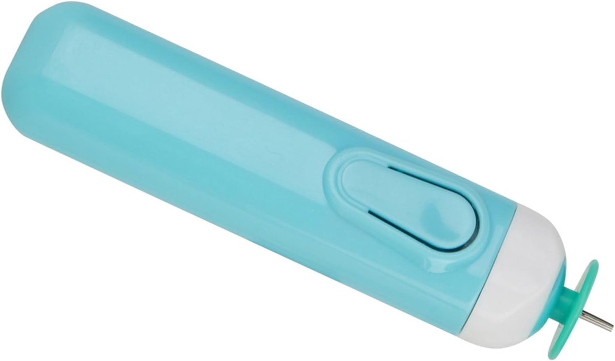 Papieren Quillingpen - Elektrisch Rolgereedschap - Papierkunst Maken - Elektrisch Rolmechanisme - 110 x 25 mm - Blauw