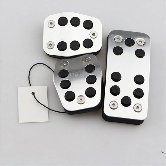Pedaalhoezen Set - Auto Sport Pedalen - Veilig Rijden - Antislip Ontwerp - AT Without Rest - Metaal — afbeelding 3