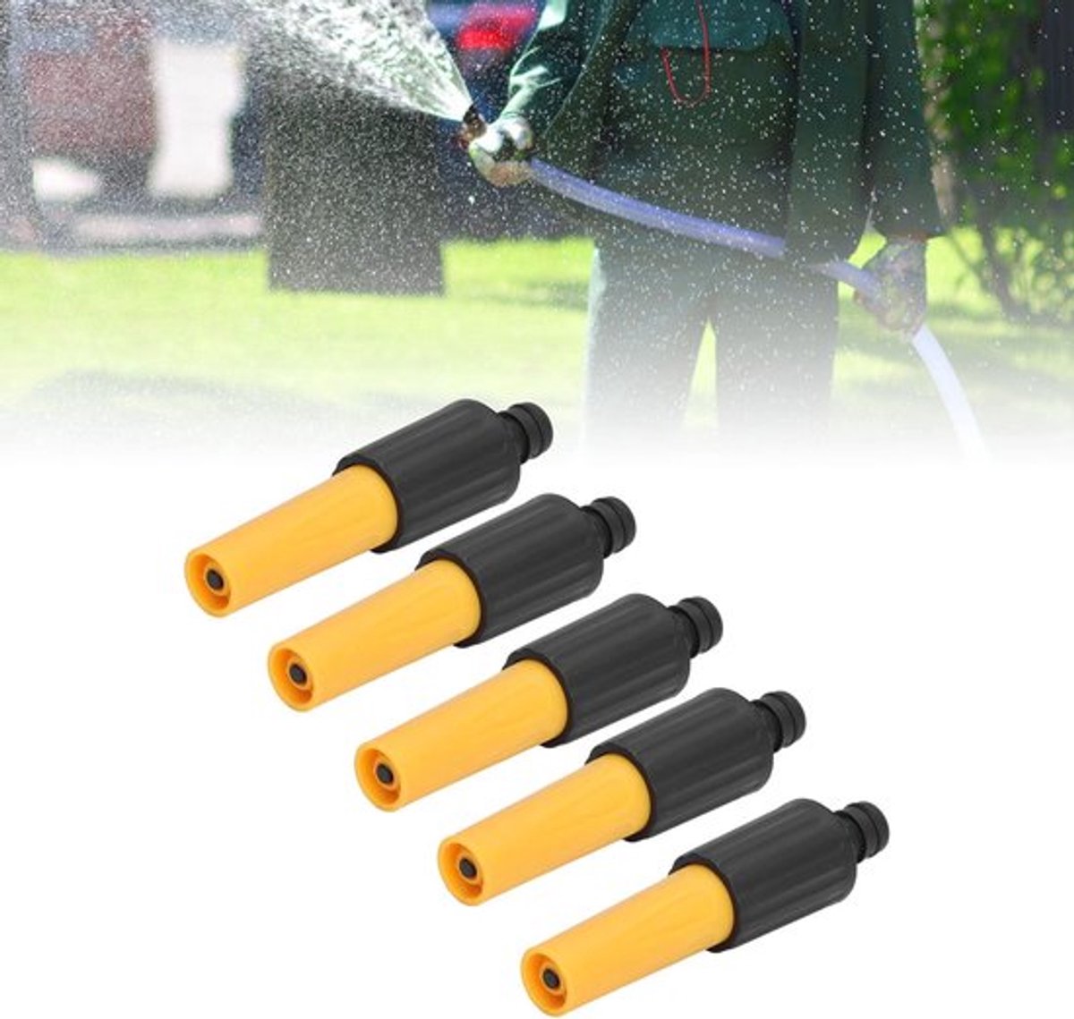 Solidchoice - Dailygoody - Hoge Druk Tuinslang Spuitmond - Snelsluiting