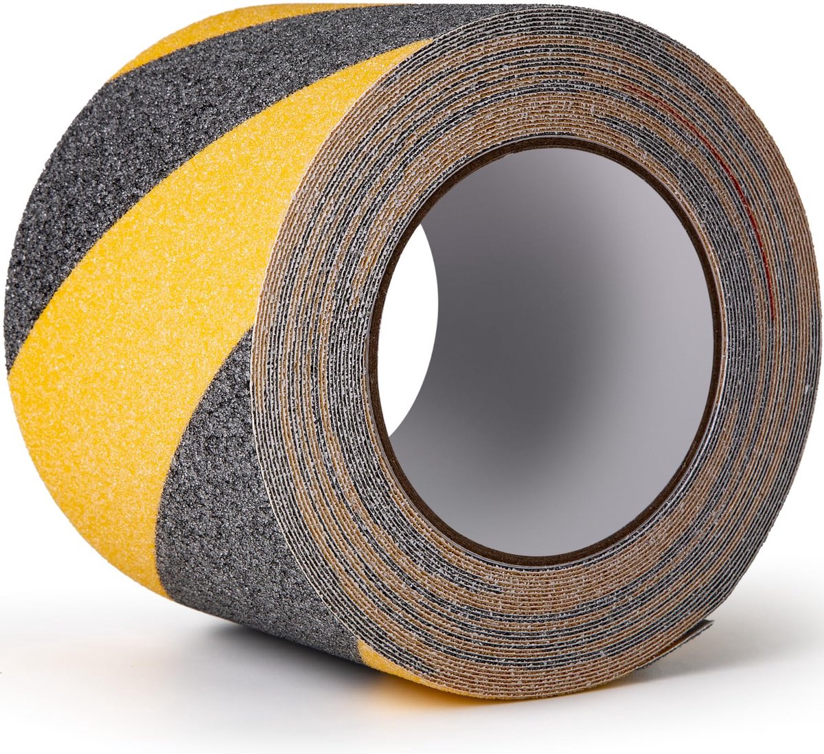 SnelShoppen - Anti-slip Tape Trappen 10m x 10cm Zwart/Geel Zelfklevend Antislip Tape Voor Trappen, Zwembad, Vloer Binnen & Buiten Veiligheidsstrip Met