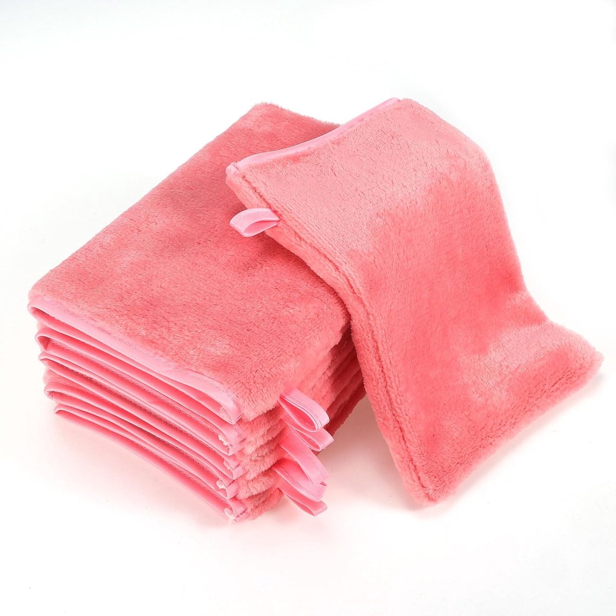 SnelShoppen - Babywashandjes Flanellen Gezichtsdoeken Zachte Babymicrovezel Herbruikbare Make-upverwijderaar Washandschoenen voor Gevoelige Huid - Ide