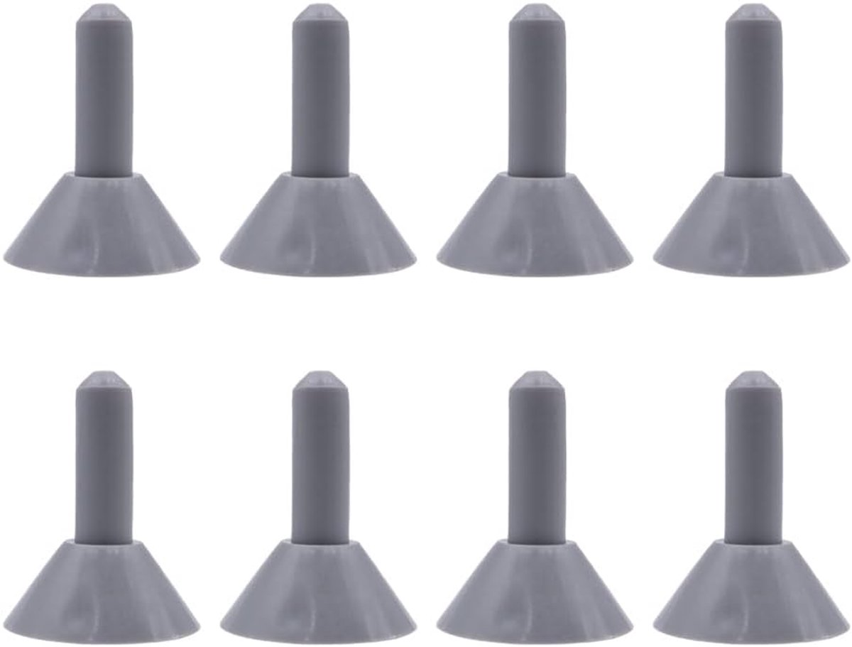 SnelShoppen - Pack van 8 Tentpaal Beschermkappen voor Camping Poles - Lightning Bescherming - Duurzaam Kunststof - Camping, Hiking, Backpacken Accesso