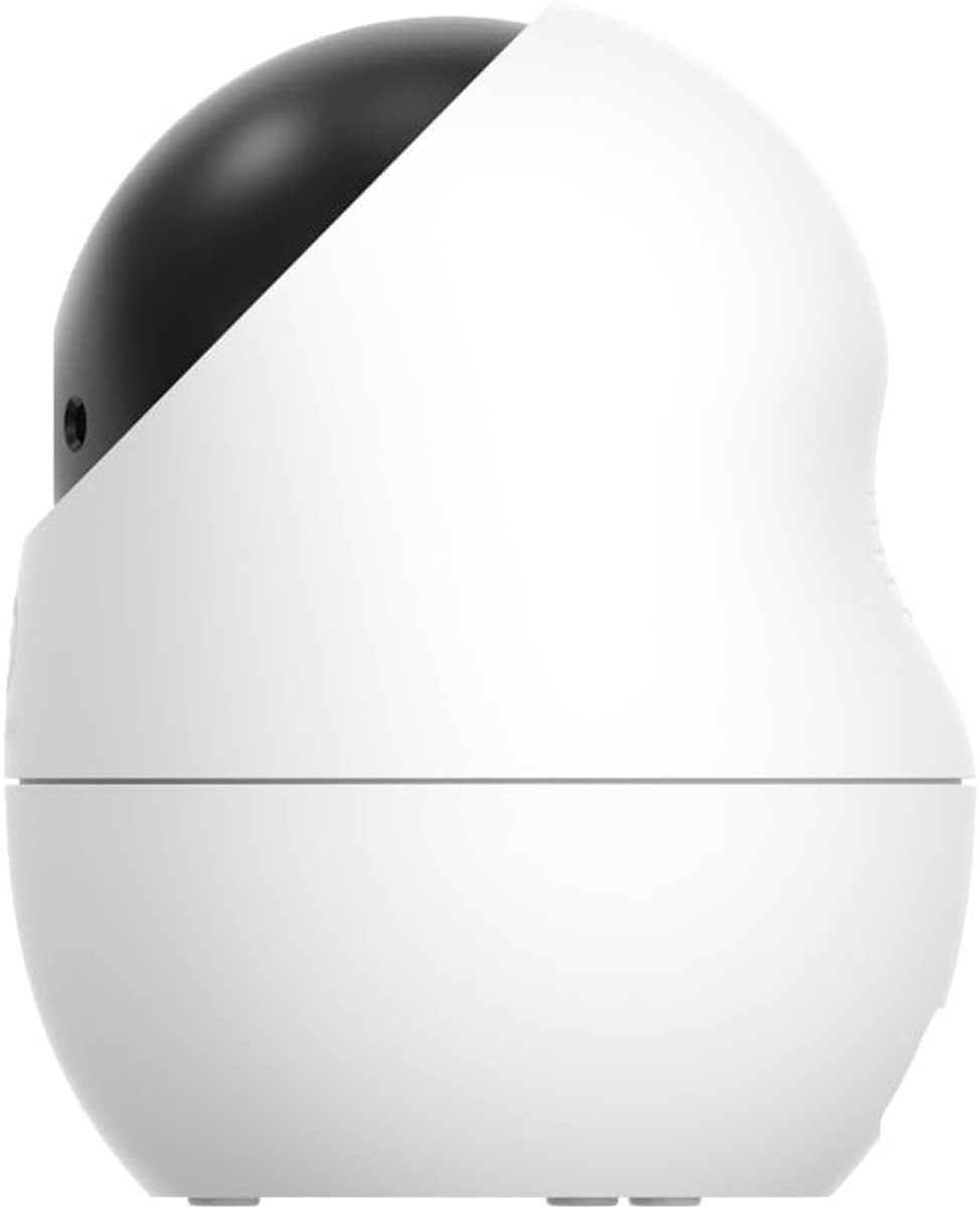 SnelShoppen - Indoor Beveiligingscamera 360° Beeld, 2K Video, Wifivideo met Nachtzicht, Mensherkenning en Volgen, Babyfoon met SD Kaartopslag, Werkt m