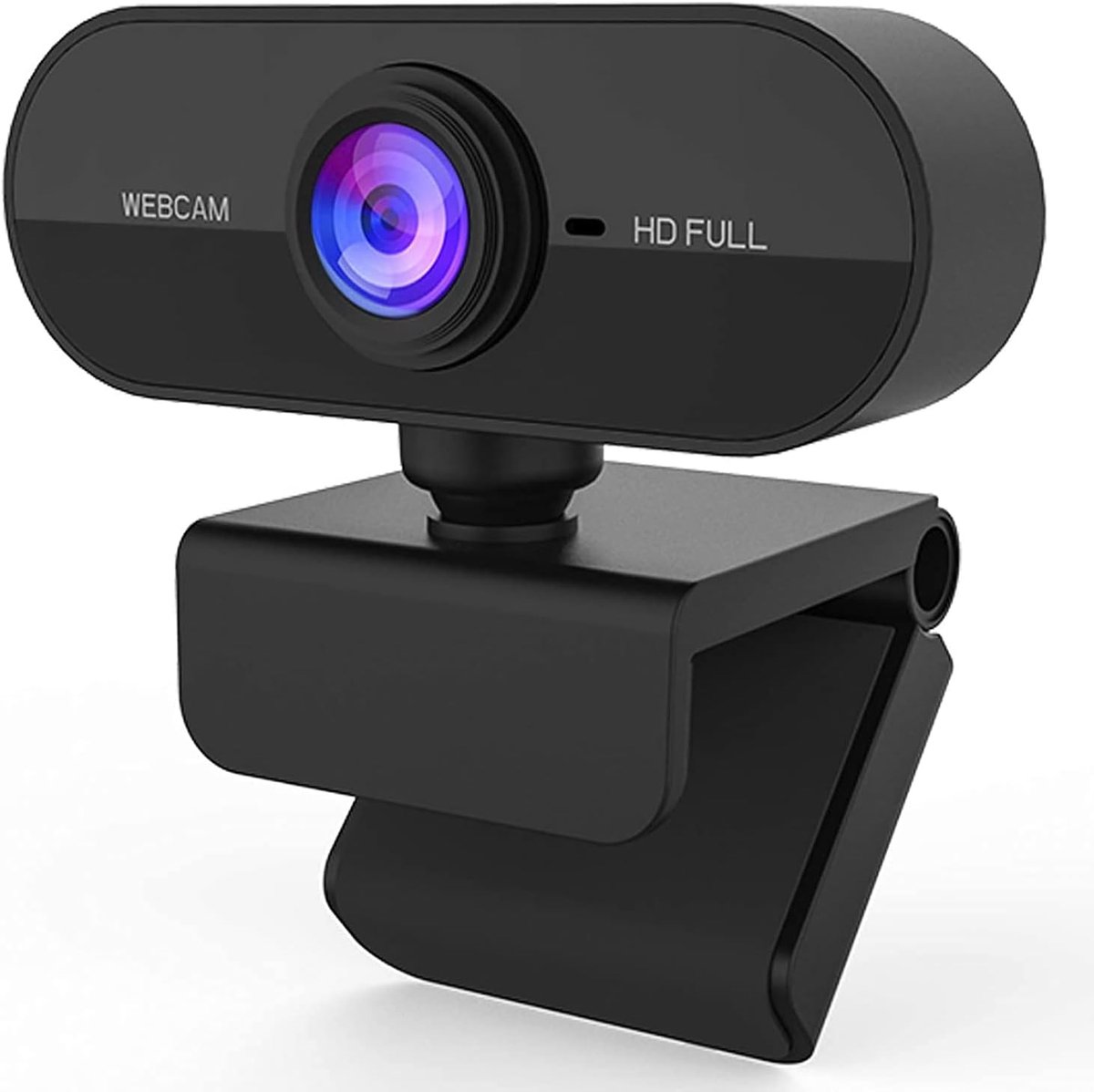 SnelShoppen - Full HD Webcam met Microfoon 1080p - USB webcamera voor Laptop/PC/Mac - Plug-and-Play HD Computercamera voor Videoconferenties, Streamin