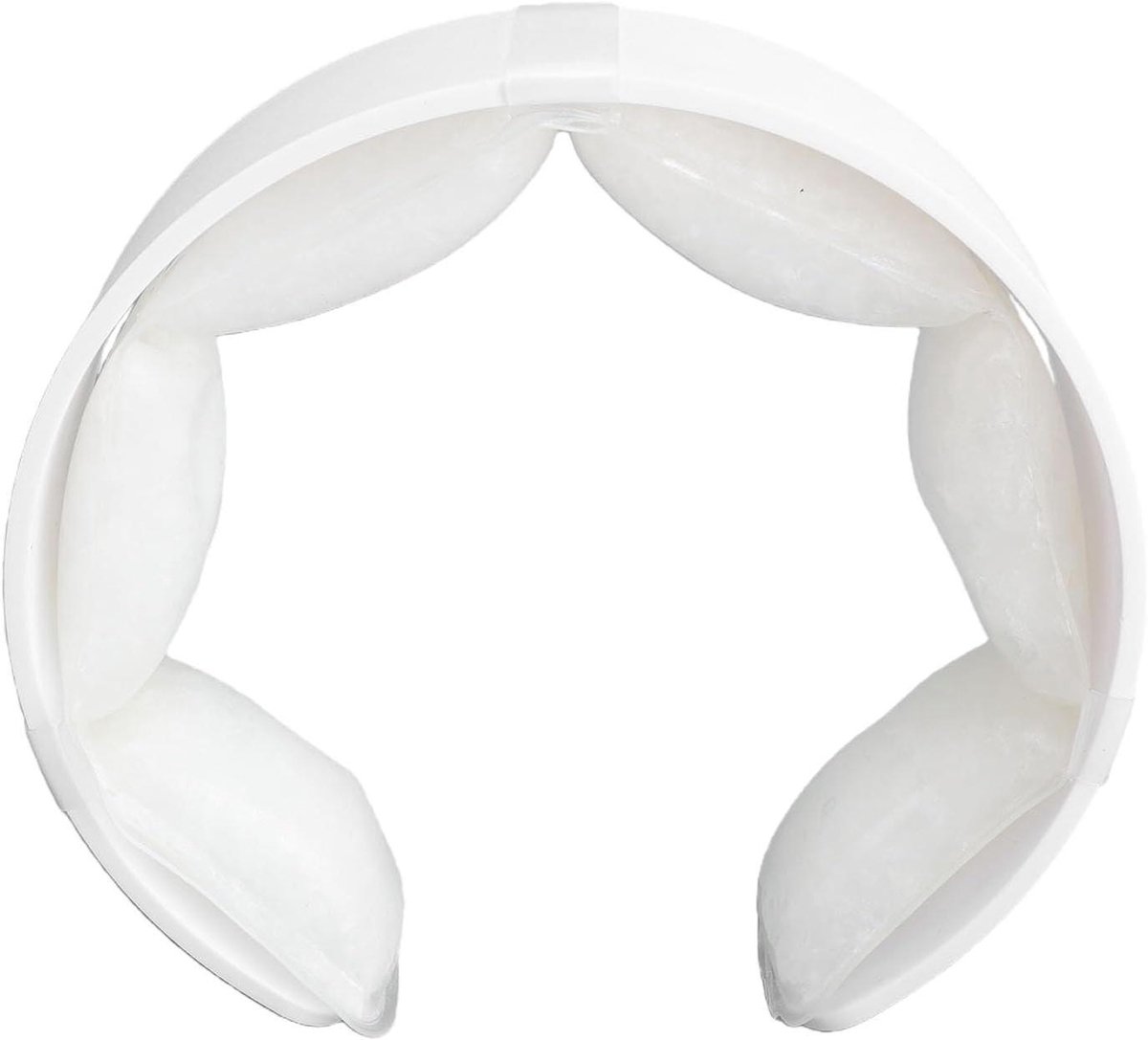 Verkoelende Nekring - Nekkoeler Ijshalsband - Hitte Verlichten - Ergonomisch Ontwerp - 20 x 19 x 5 cm - Wit