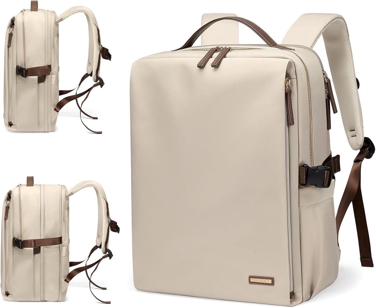Thijox - Stijlvolle Laptop Rugzak Dames voor 14 tot 17,3 Inch Laptops, Goedgekeurd door Luchtvaartmaatschappijen, Waterafstotend, Perfect voor Werk, C
