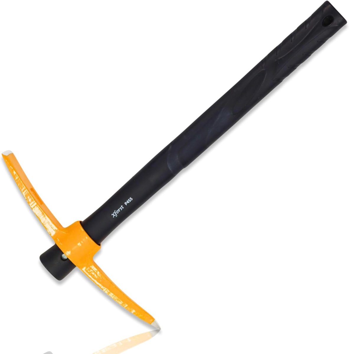 SnelShoppen - Mini Heggenschaar 2-in-1 Tuinhark met Fiberglass Handvat en Gesmeed Stalen Kop, 40 cm - Perfect voor Tuinieren, Camping en Buitenactivit