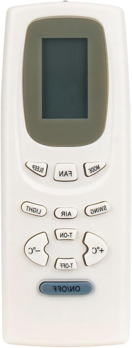 Afstandsbediening - Vervangende Bediening - Airco Bediening - Directe Werking - 11.5 cm - Zwart