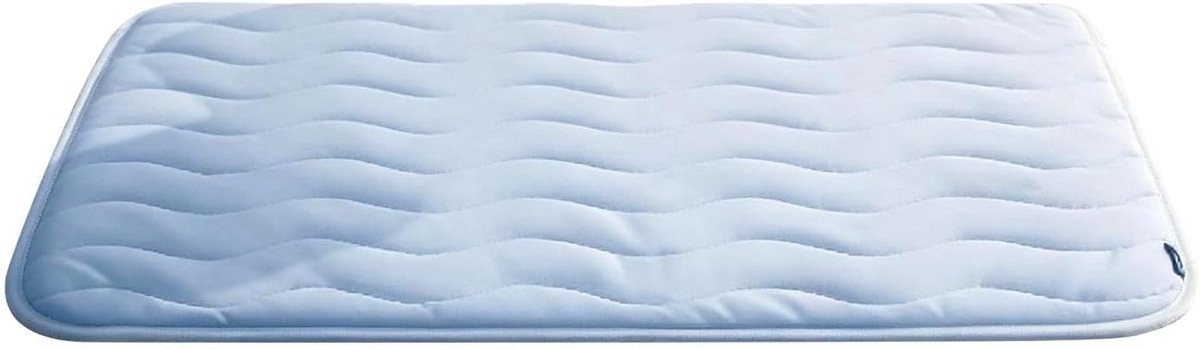 Koelende Hond Bed - Hondenkoelmat Slaapkussen - Hond Koel Houden - Directe Koeling Zonder Water - XXL - Lichtblauw