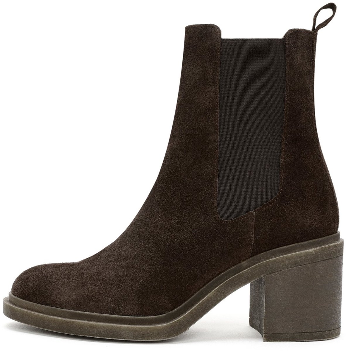 DERIMOD Chelsea Boots Suede Leather Chelsea Boots