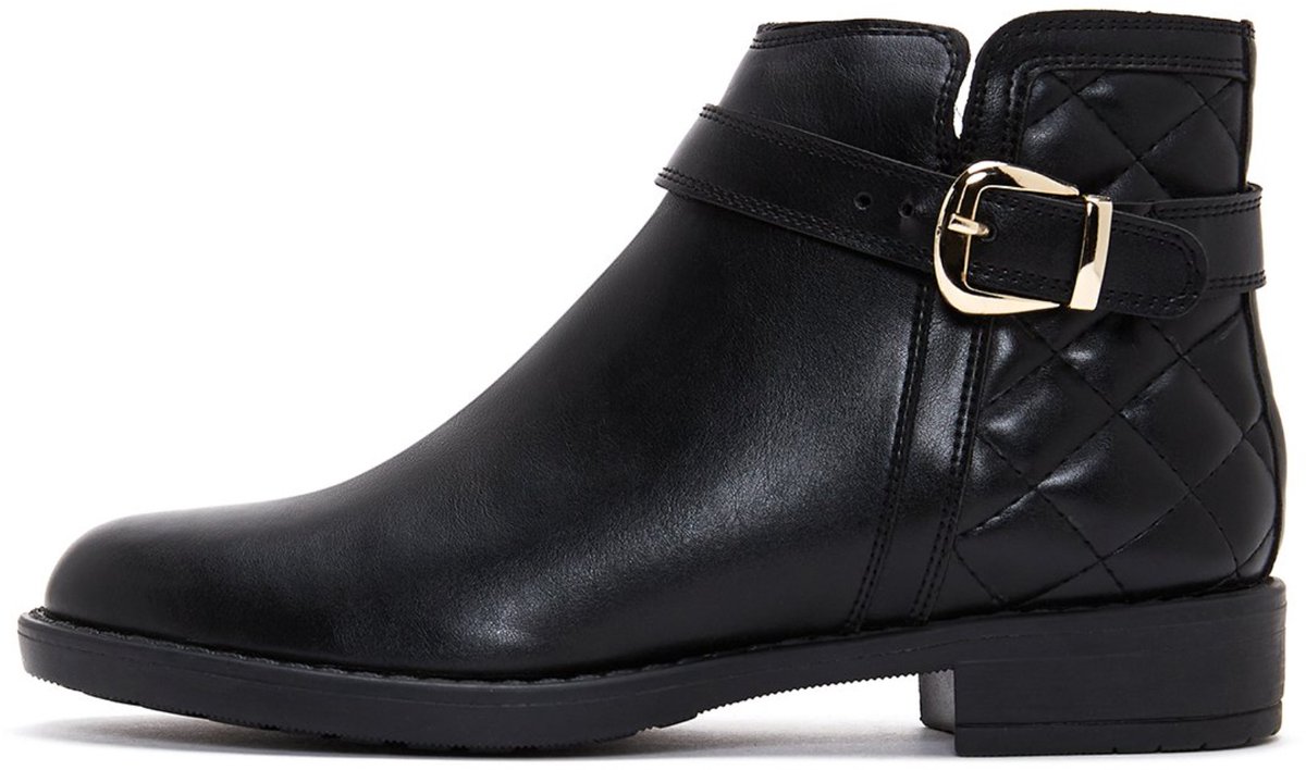 DERIMOD Ankle Boots Imitation Leather Ankle Boots
