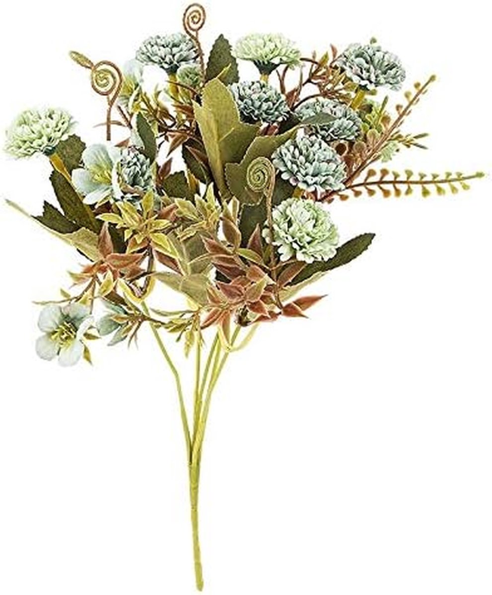 Kunstbloemen Bosje - Decoratie Bloemen - Creëer Decoraties - Hoge Kwaliteit Kunstzijde - 2