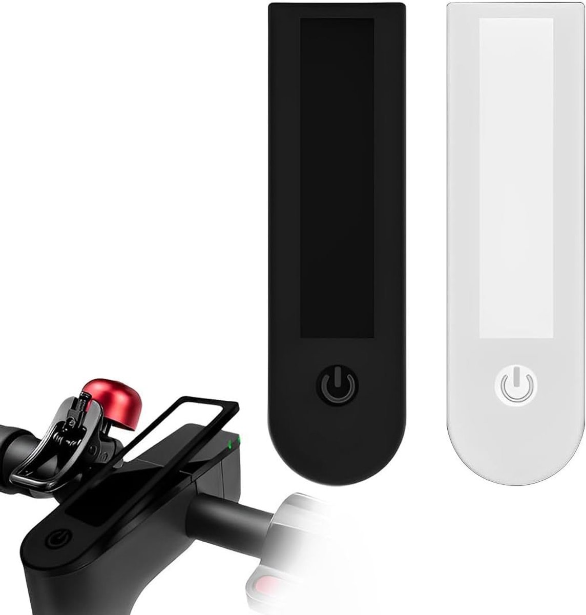 SnelShoppen - 2 Pack Scooter Dash Cover Beschermhoes voor Elektrische Scooter M365, Pro, 1S, Essential, PRO 2 - Waterdicht, Duurzaam, Siliconen, Besch