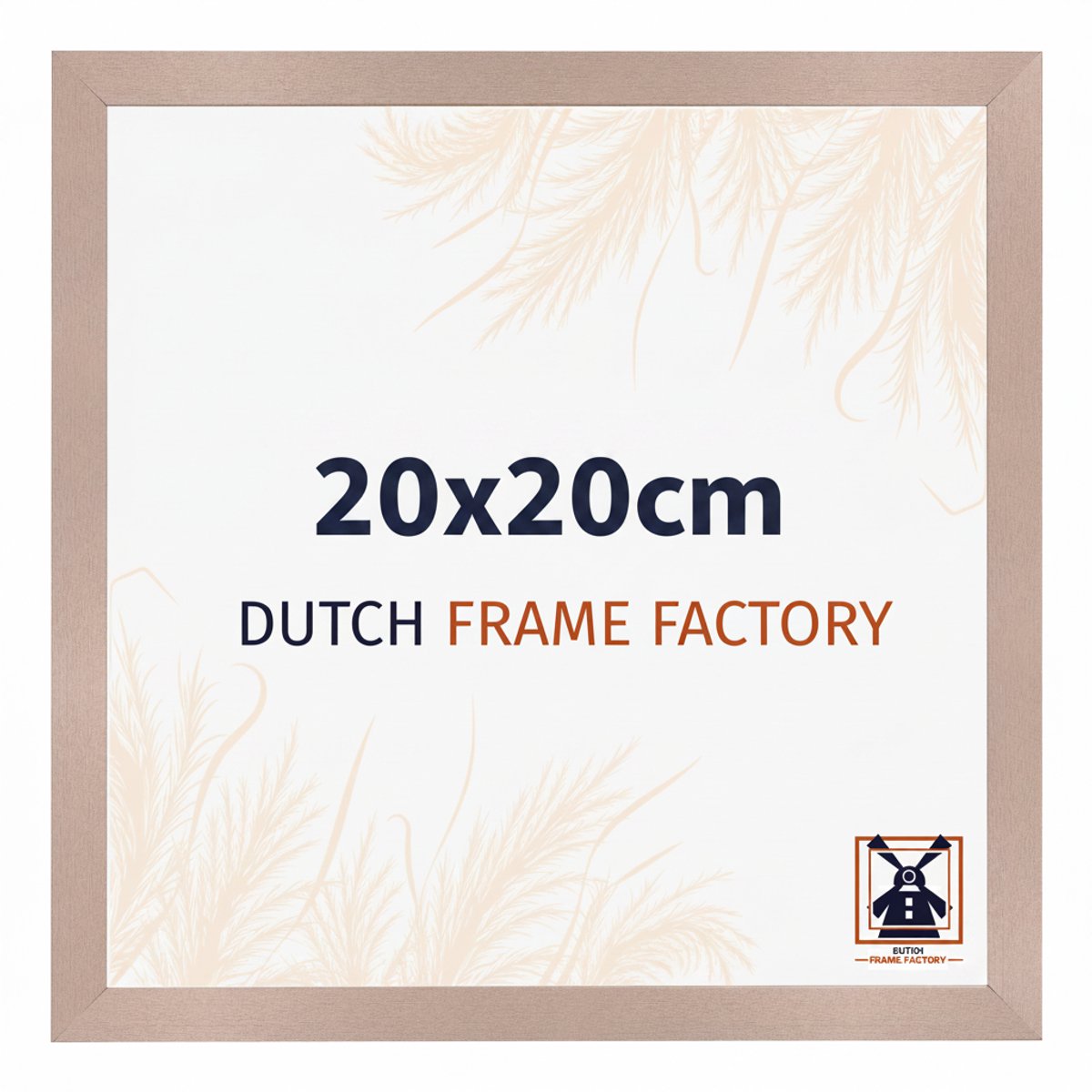 Fotolijst 20x20 cm - MDF - Oudroze - Benno