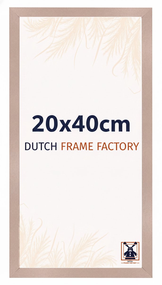 Fotolijst 20x40 cm - MDF - Oudroze - Benno