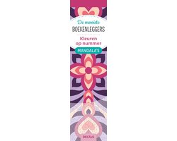 De mooiste kleurboekenleggers Kleuren op nummer - Mandala's - cover