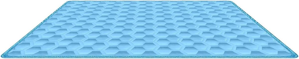 Koelmat Hond - Hondenmat Zomer - Comfortabel Rusten - Drukgevoelige Gel - XL 70x100 cm - Blauw