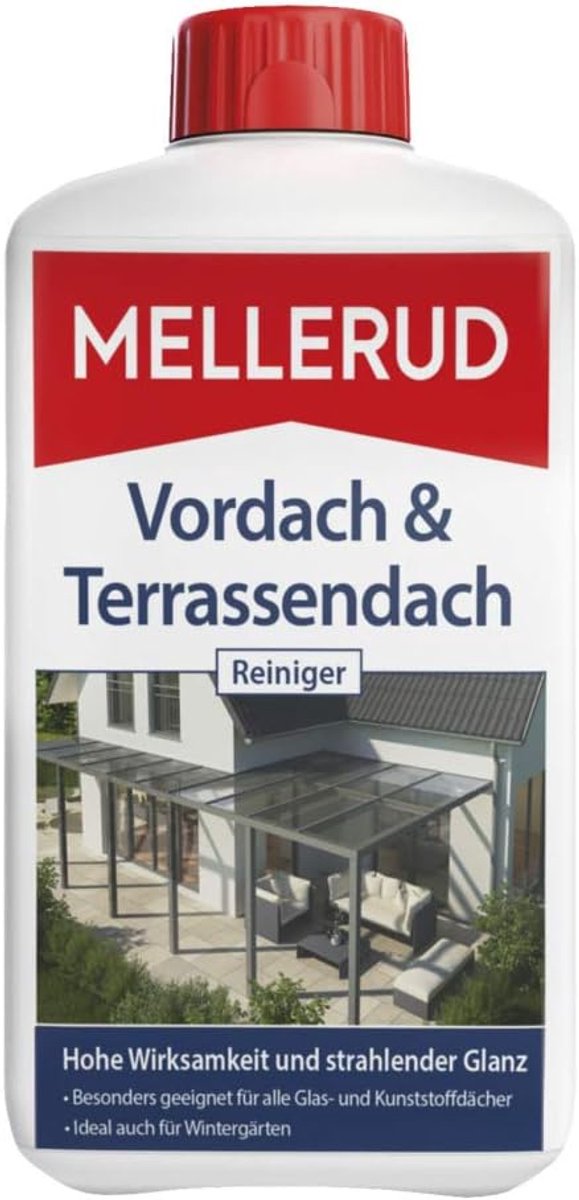 SnelShoppen - Terrasdak en Zonnescherm Reiniger Concentrraat 1L - Effectieve Glas, Plastic en Acryl Reiniging - Stralende Glans en Bescherming voor Tu